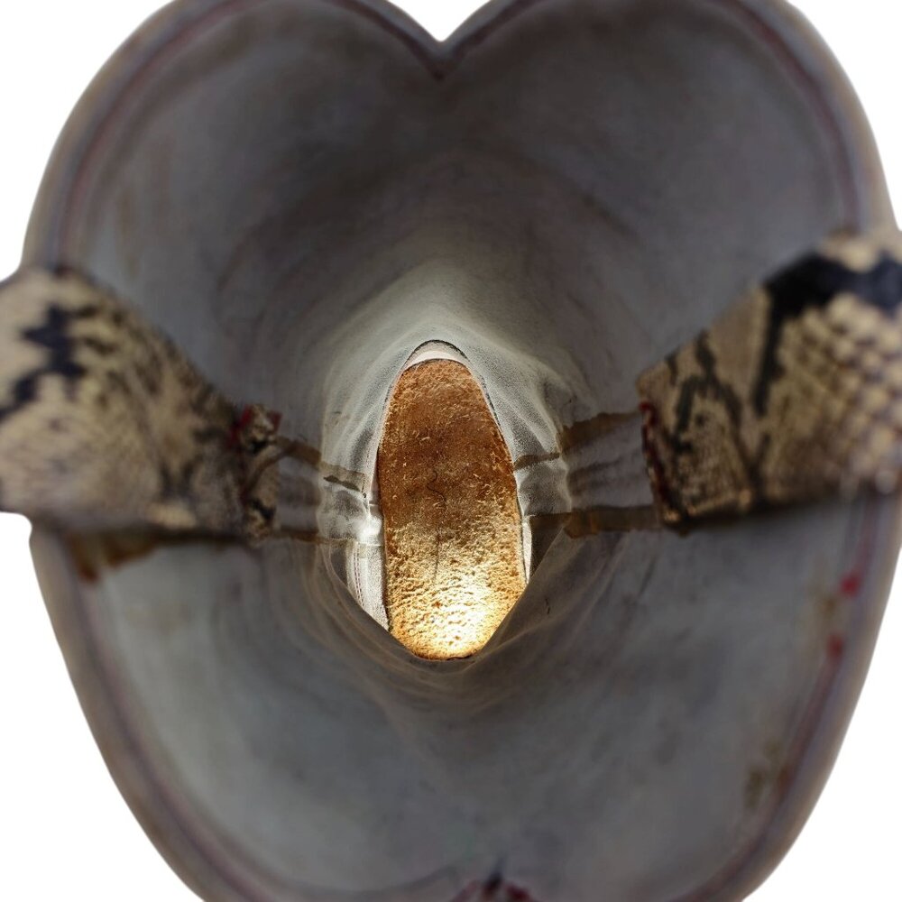 Full Exotic Python Snakeskin Mens 10D Custom Cowb… - image 11